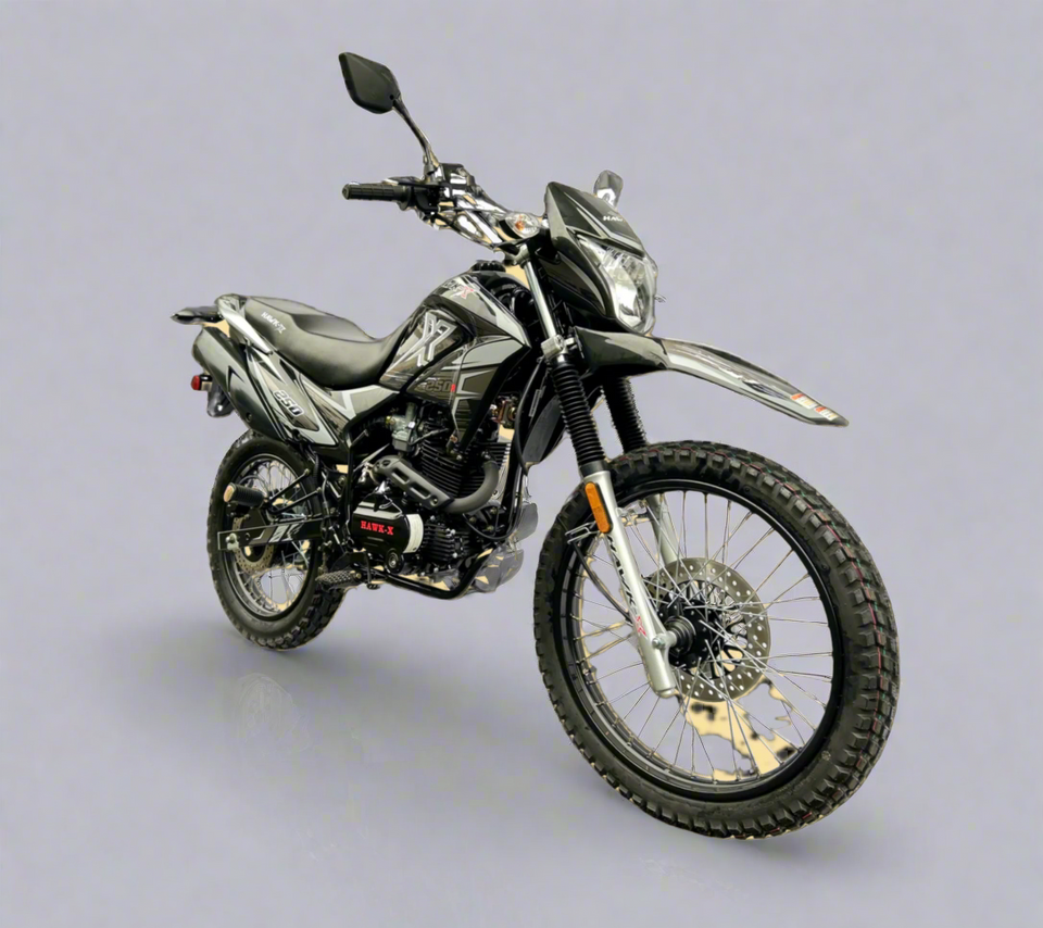 Pro Hawk-X 250cc Dual Sport Motorcycle | 5-Speed Manual Transmission