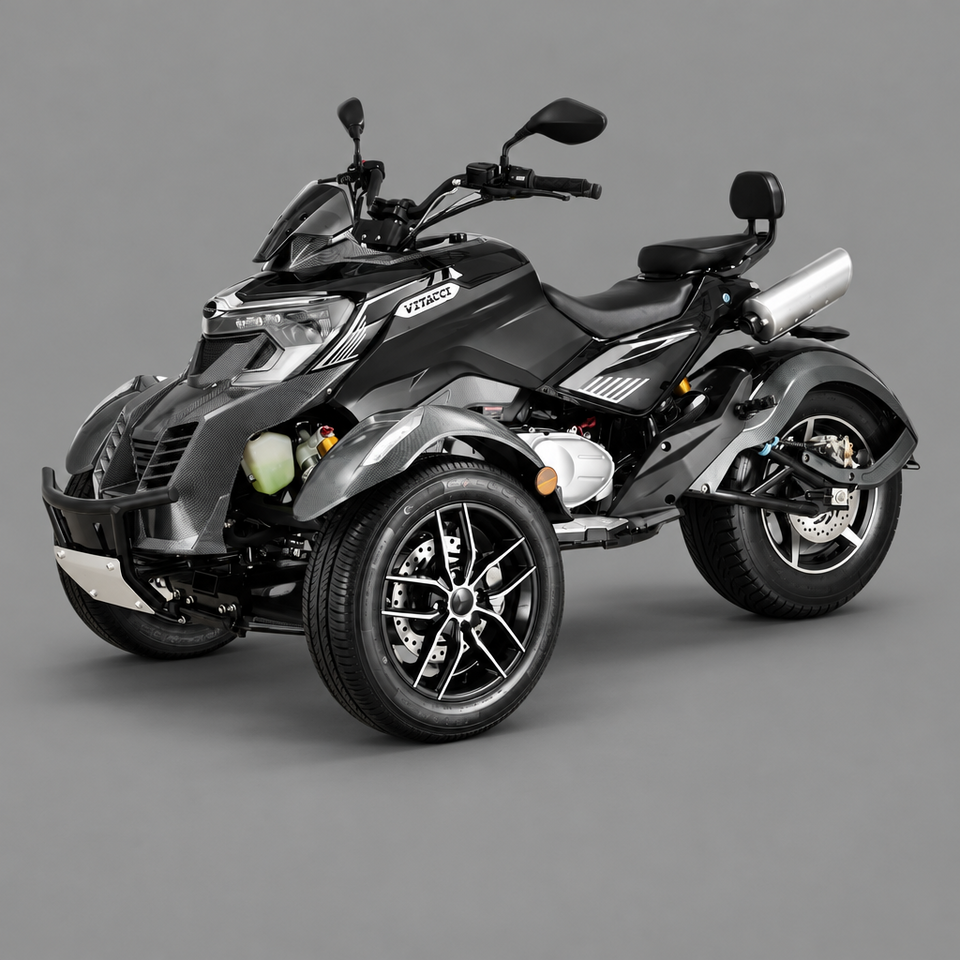 Spider 300cc Full Size Super Trike | Water Cooled | Fully Automatic with Reverse | SX300 Black