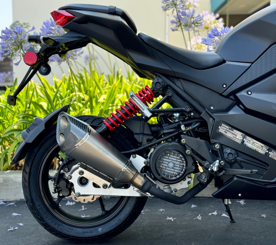 Dragon 200cc Motorcycle - Fully Automatic - CARB Aproved