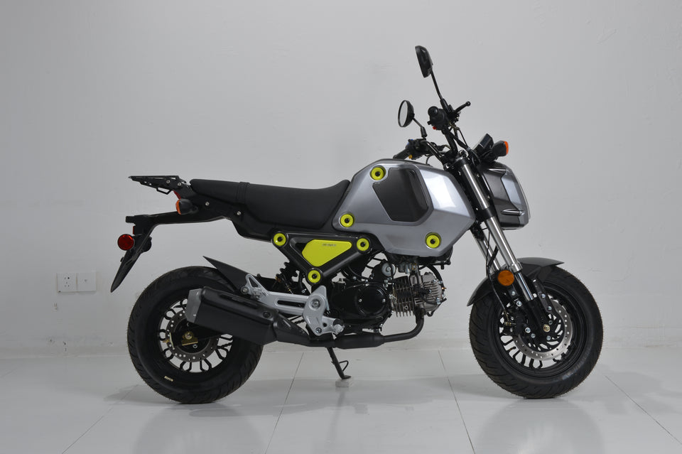 Vader GEN III 125cc Motorcycle | 4-Speed Manual | BD125-7 Grey