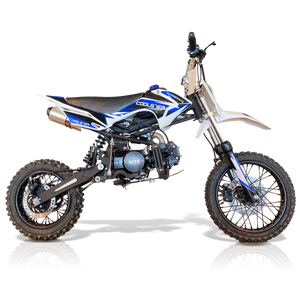 Coolster dirt bike for cheap. XR-125 blue