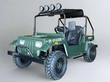 Venom Safari Electric Mini Jeep | 3000W 60V | Full-Size Army Green