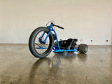 Drift Trike Gang Fat Drifter Three-Wheels 200cc [PRE-ORDER OCTOBER 15TH 2025] Blue & Black (Black Seat)