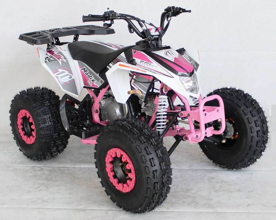 EGL 125cc Racing Madix ATV | Automatic + Reverse White Pink