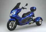 IceBear Q6 Mojo Magic 150cc Moped Trike - PST150-17 Blue