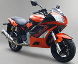 Roma 150cc Automatic Motorcycle - Street Legal Orange