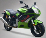 Roma 150cc Automatic Motorcycle - Street Legal Green