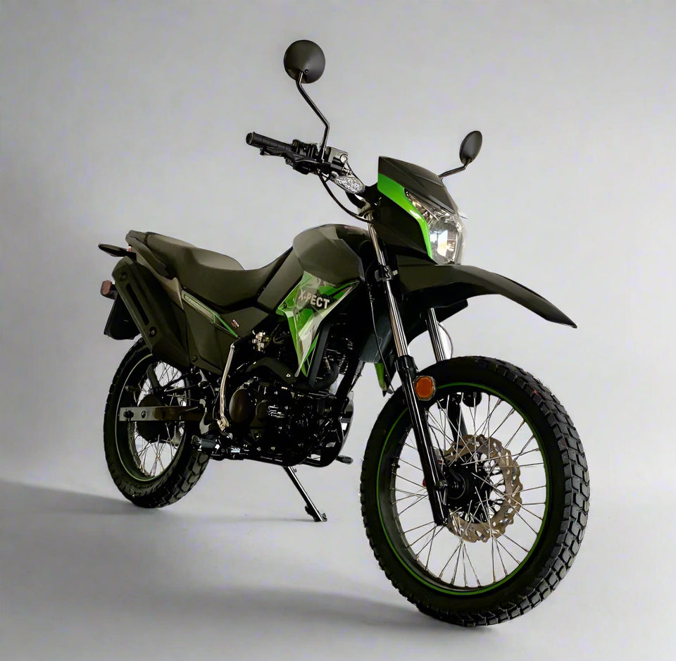 Lifan X-Pect | 200cc Enduro | LF200GY-4 | Street Legal Green 2-Year Lifan Warranty (Included)