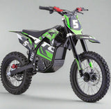 MotoTec Pro 2000W Electric Dirt Bike | 60V Lithium Powered Green