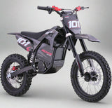 MotoTec Pro 2000W Electric Dirt Bike | 60V Lithium Powered Shadow Red