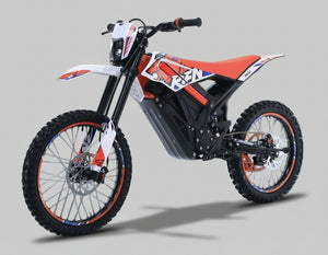 RFN Ares Rally 5000W Electric Dirt Bike | 74V Lithium Powered Orange