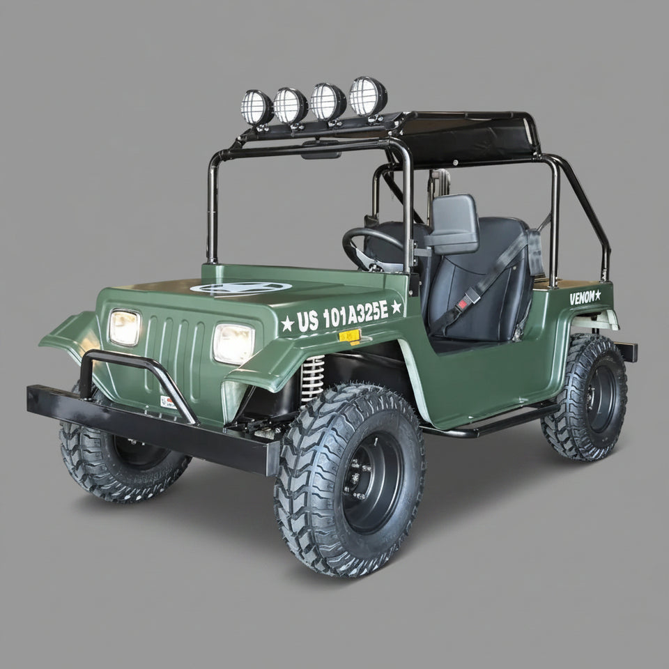 Willys 200cc Mini Jeep | Full Size | Automatic Green