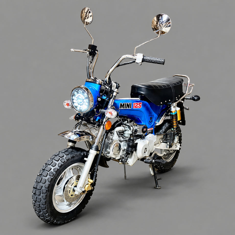 Venom Mini 125 | Semi-Auto Motorcycle | 4-Speed Blue