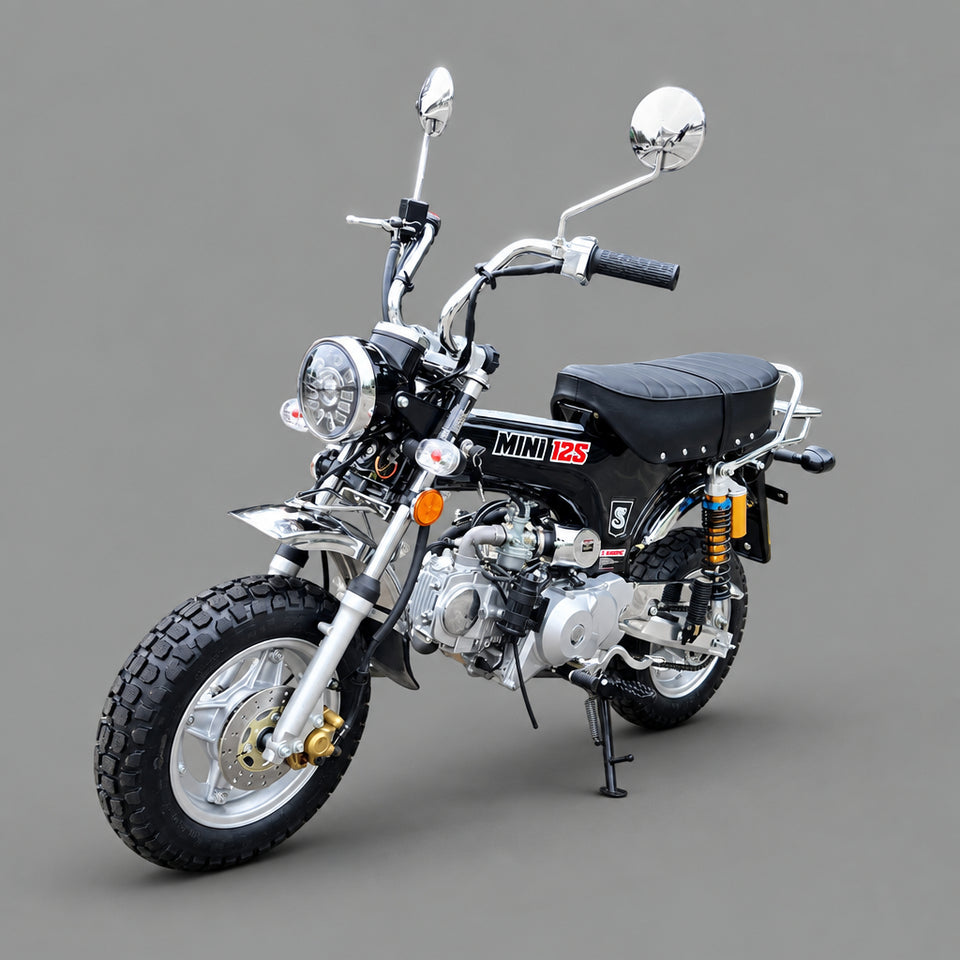 Venom Mini 125 | Semi-Auto Motorcycle | 4-Speed Black
