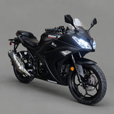 Venom X22 125cc Full-Size Motorcycle - Street Legal Black