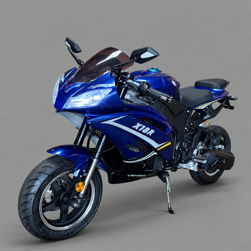 Ninja 200cc Wasp Motorcycle - Fully Automatic - DF200SST Blue