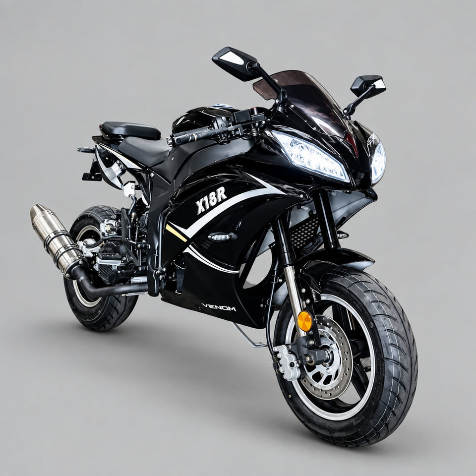 Ninja 200cc Wasp Motorcycle - Fully Automatic - DF200SST Black