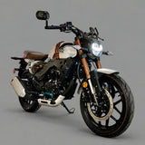 KPM200 Lifan 200cc Retro Motorcycle | EFI Fuel-Injected | KP Master LF200-3B White 2-Year Warranty (Included)