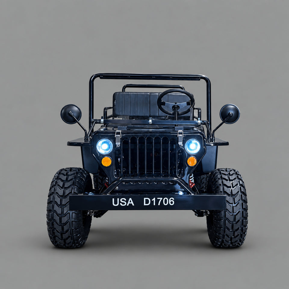Venom 125cc Mini Jeep | Willys Edition | 3-Speed | Off Road