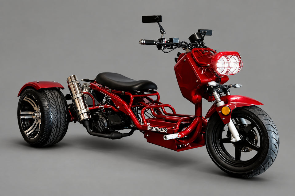 MADDOG 50cc Trike Scooter - IceBear - PST50-19N
