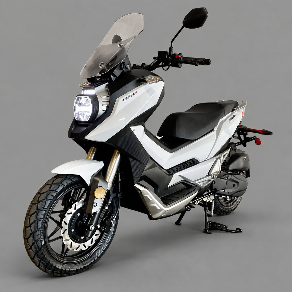 Lifan KPV | 150cc Scooter | Fuel-Injected | Street Legal White 2-Year Warranty (Included)