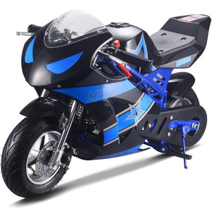Mototec 49cc pocket bike - Blue