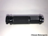 X18 50cc GY6 Motorcycle | Left & Right Handgrips [BLACK] (10020055 / 10020056)