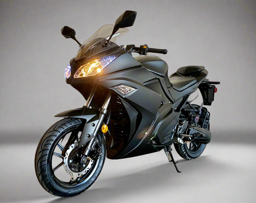 Dragon 200cc Automatic Motorcycle CARB Approved Ninja Bike Kawasaki Ninja Automatic Belmonte Bikes