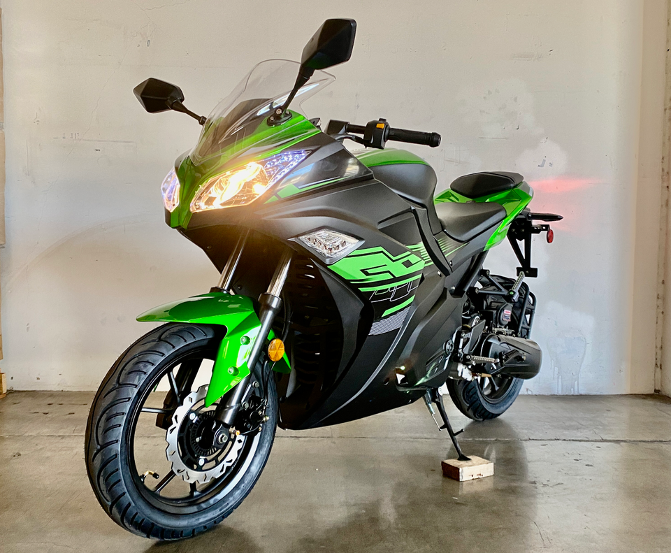 Dragon 200cc Automatic Motorcycle CARB Approved Ninja Bike