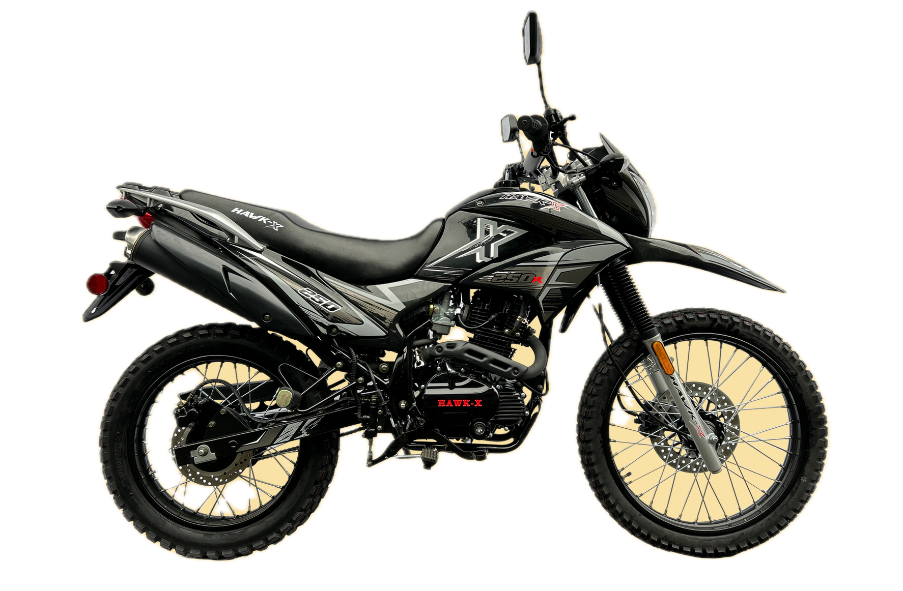 Hawk Enduro Street Road Legal RPS Hawk X 250 Motorcycles With Free