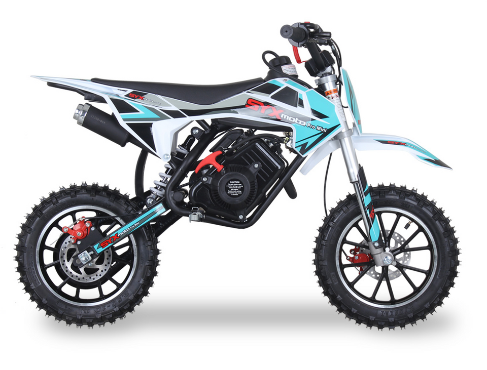 holeshot 50cc dirt bike teal