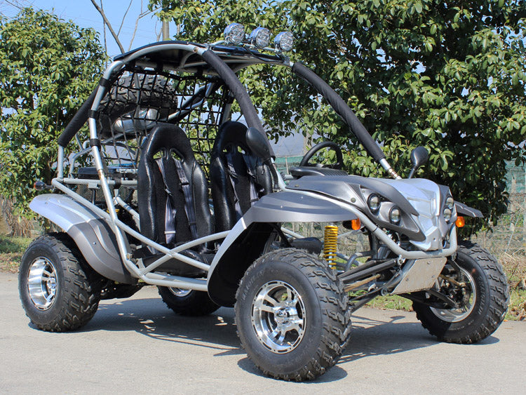200cc Bolt Go Kart with Reverse - DF200GKR Silver