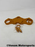 Replacement Gold Upper Handlebar Connection Plate | Venom X22R 250cc
