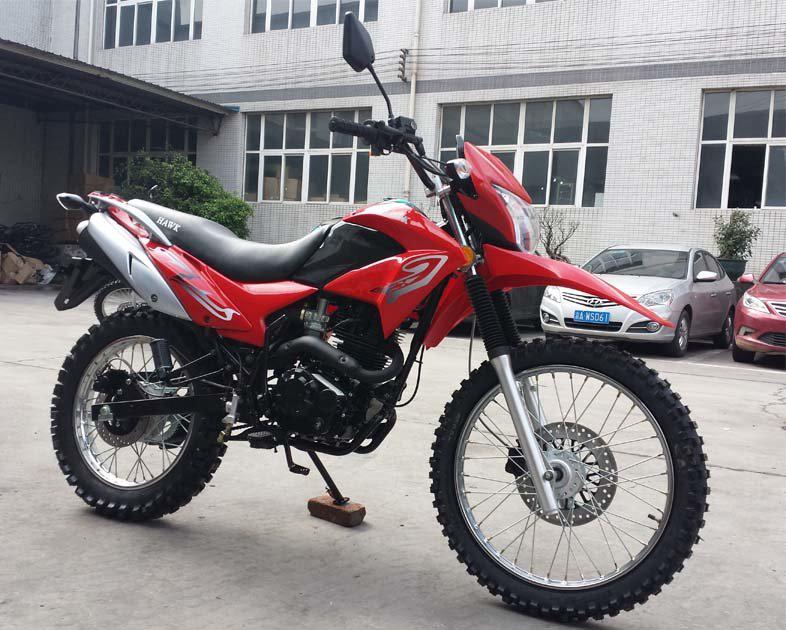 Pro Hawk-X 250cc Dual Sport Motorcycle | 5-Speed Manual Transmission Red