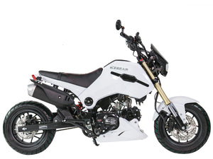 IceBear Fuerza 125cc Motorcycle - PMZ125-1 White