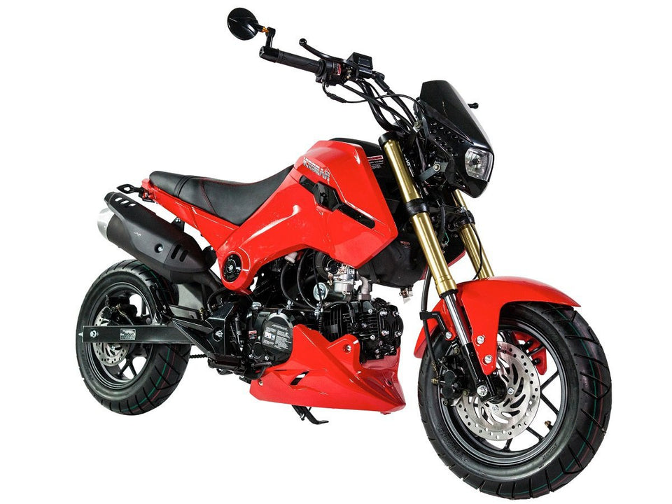 PMZ125-1 icebear fuerza 125cc motorcycle Red