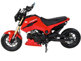 Fuerza 125cc motorcycle for cheap. Red PMZ125-1