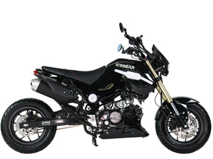 IceBear Fuerza 125cc Motorcycle - PMZ125-1 Black