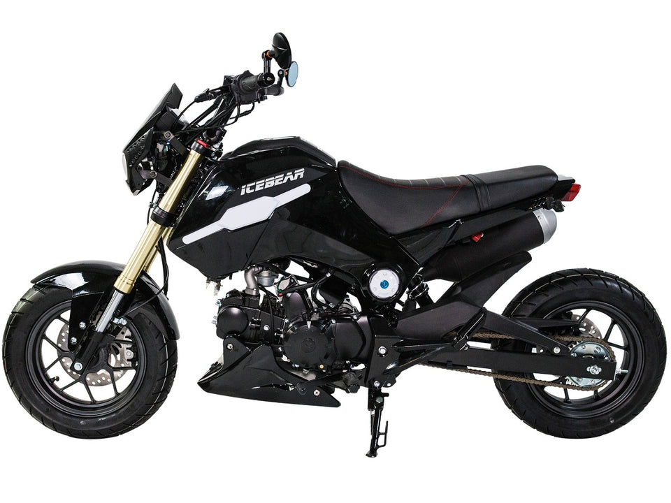Fuerza 125cc motorcycle. Black PMZ125-1
