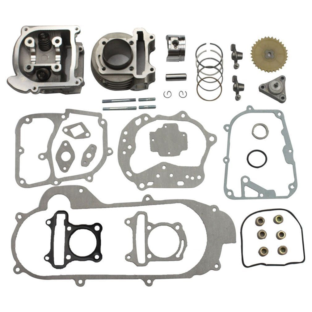 64mm Big Bore Cylinder Kit For GY6 4 Stroke 49cc 50cc Engine