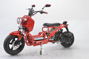 Boom 50cc Ruckus Moped Scooter – Street Legal BD50QT-3A - Red