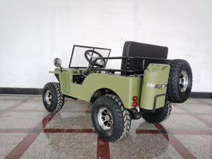 PAZ125-1 Mini Jeep thunderbird rear view for sale