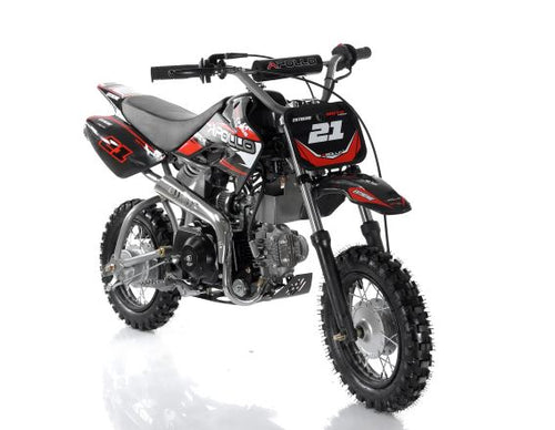 Apollo 70cc Motocross Dirt Bike - Fully Automatic DB-21 | AGB-21C-70 Black