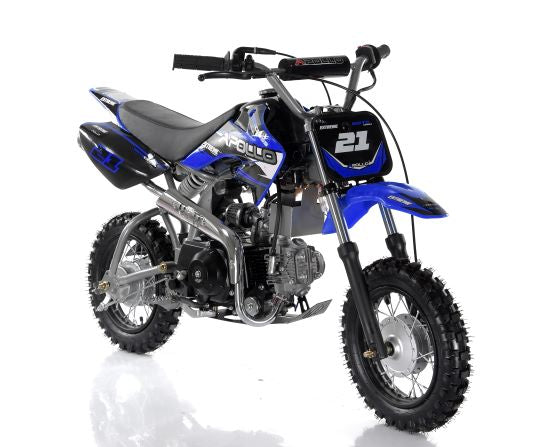 Apollo 70cc Motocross Dirt Bike - Fully Automatic DB-21 | AGB-21C-70 Blue
