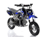 Apollo 70cc Motocross Dirt Bike - Fully Automatic - Blue