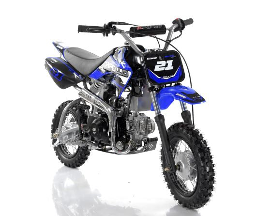 Apollo 70cc Motocross Dirt Bike - Semi Automatic DB-21 | AGB-21K-70 Blue