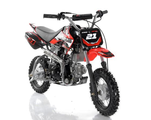 Apollo 70cc Motocross Dirt Bike - Semi Automatic DB-21 | AGB-21K-70 Red