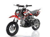 Apollo 70cc Motocross Dirt Bike - Semi Automatic DB-21 | AGB-21K-70 - Red