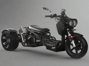 PST50-19N - Black. Icbear maddog 50cc moped scooter