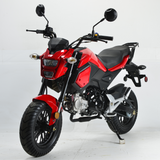 Boom International Honda Grom Clone Motorcycle 4 Speed Red BD125-10 Belmonte Bikes 